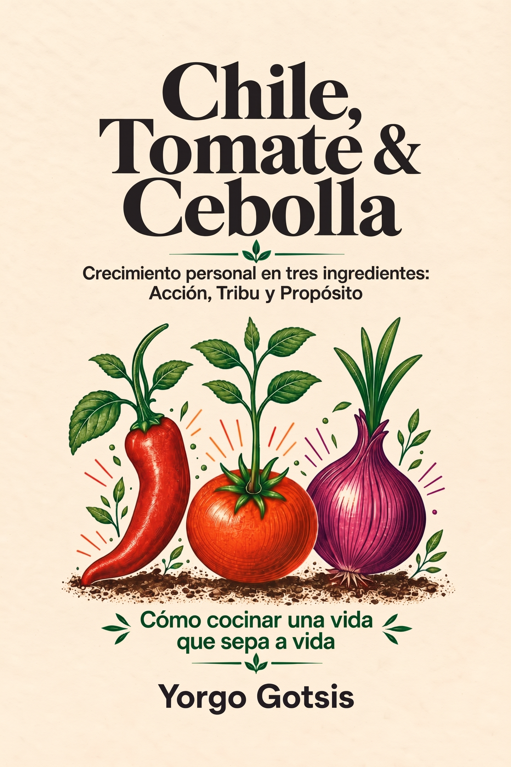 Portada del libro Chile, Tomate y Cebolla de Yorgo Gotsis